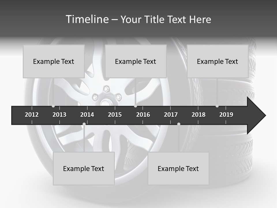 Black Chrome Round PowerPoint Template