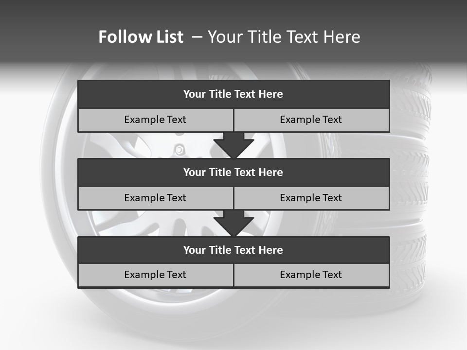 Black Chrome Round PowerPoint Template