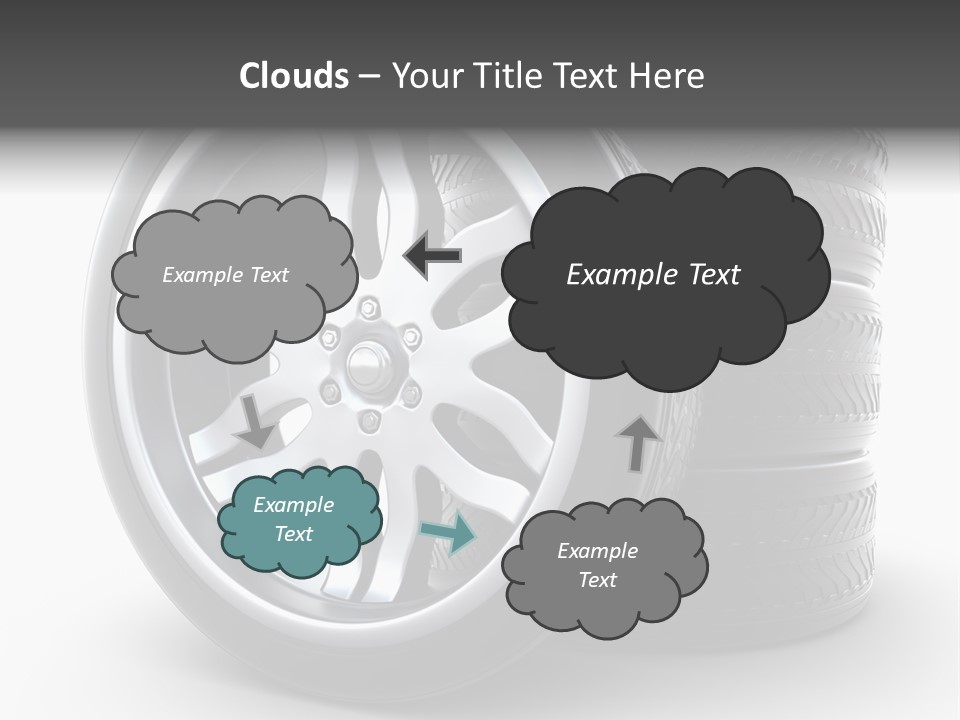 Black Chrome Round PowerPoint Template