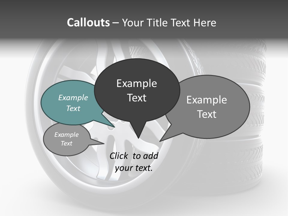 Black Chrome Round PowerPoint Template