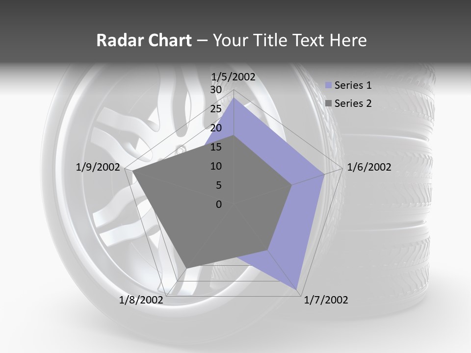 Black Chrome Round PowerPoint Template
