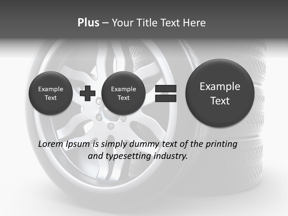 Black Chrome Round PowerPoint Template