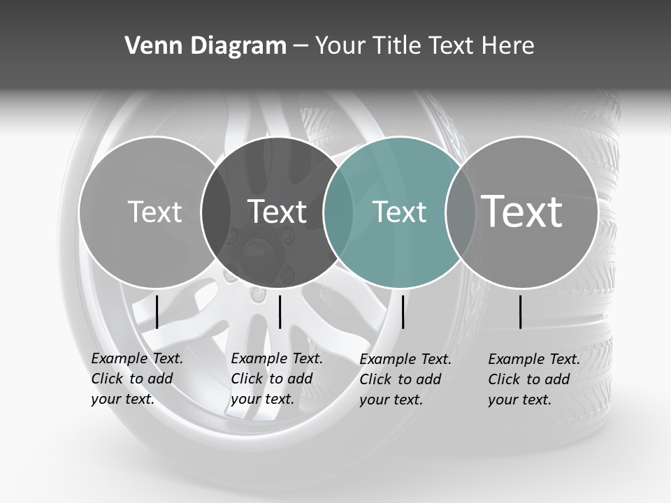 Black Chrome Round PowerPoint Template