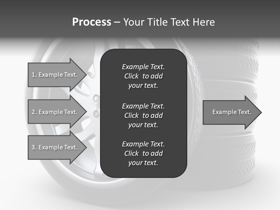 Black Chrome Round PowerPoint Template