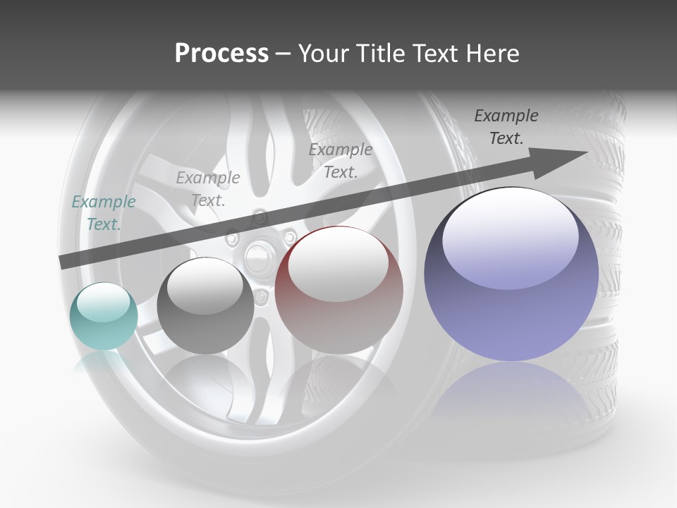 Black Chrome Round PowerPoint Template