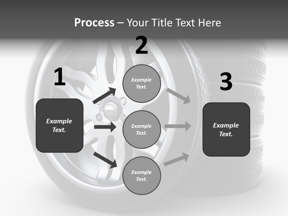 Black Chrome Round PowerPoint Template