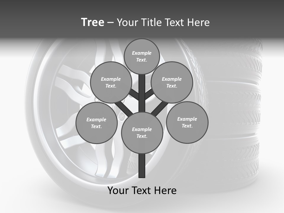 Black Chrome Round PowerPoint Template