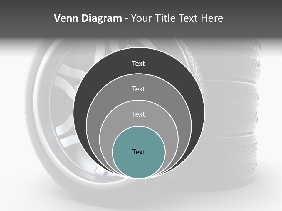 Black Chrome Round PowerPoint Template