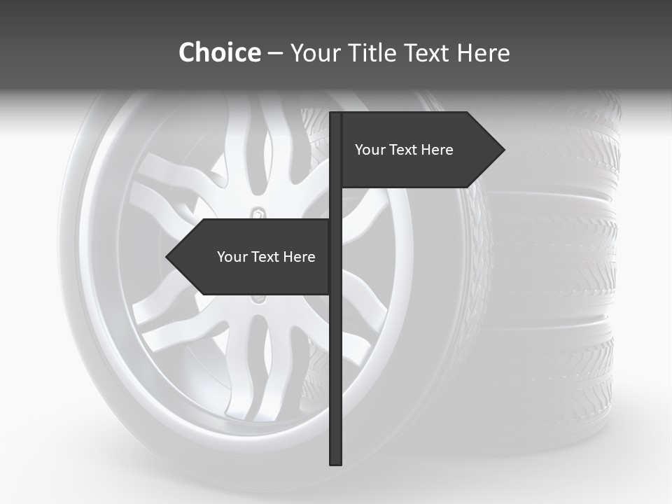 Black Chrome Round PowerPoint Template