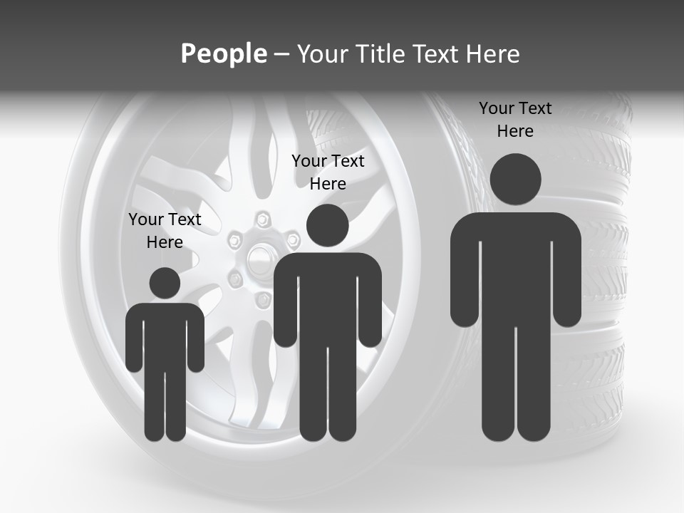 Black Chrome Round PowerPoint Template