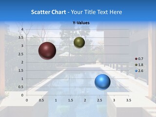 Apartment Pool Relaxation PowerPoint Template