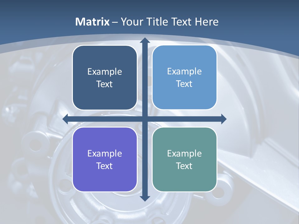 Blue Transmission Transfer PowerPoint Template