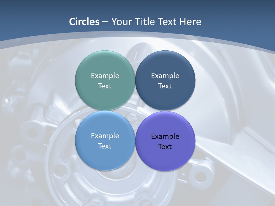 Blue Transmission Transfer PowerPoint Template