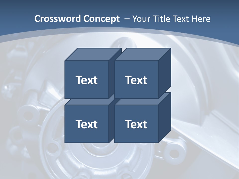 Blue Transmission Transfer PowerPoint Template