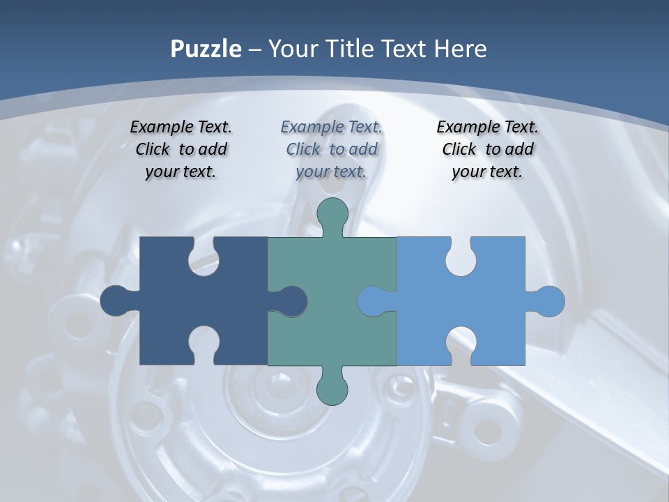 Blue Transmission Transfer PowerPoint Template