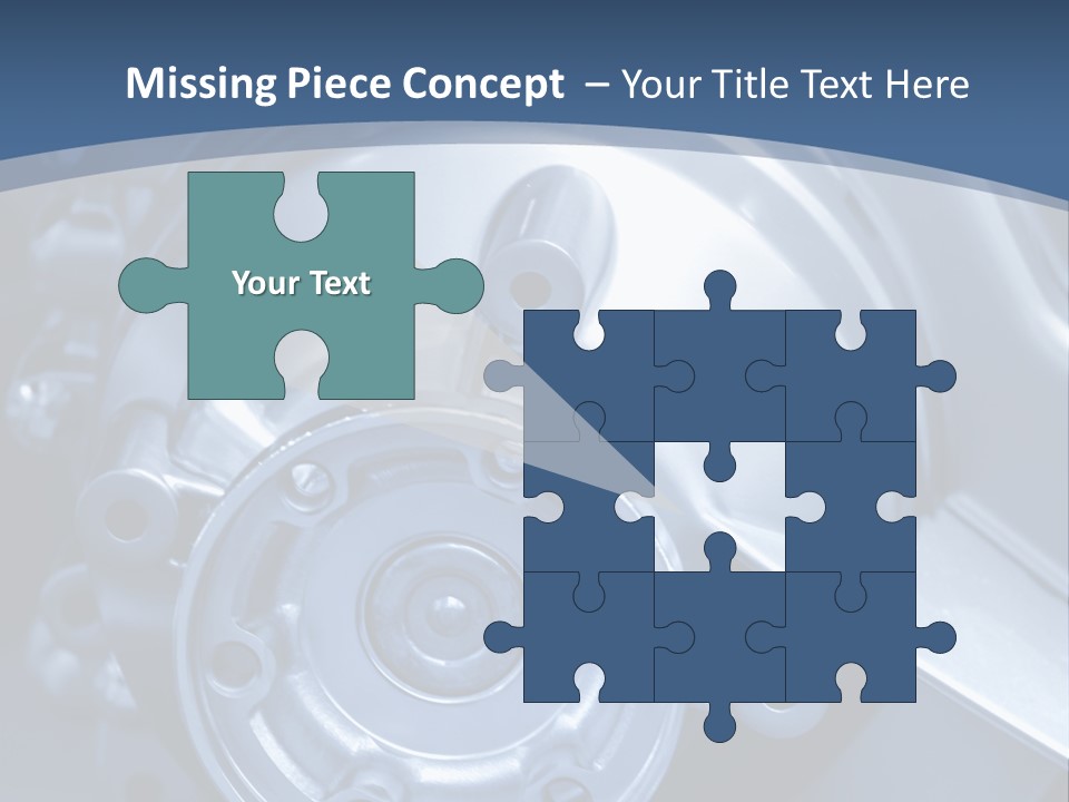 Blue Transmission Transfer PowerPoint Template