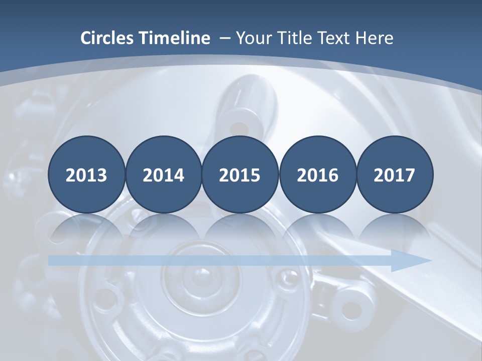 Blue Transmission Transfer PowerPoint Template