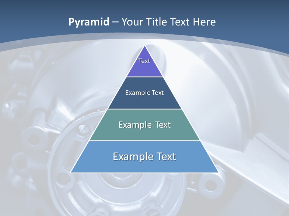 Blue Transmission Transfer PowerPoint Template