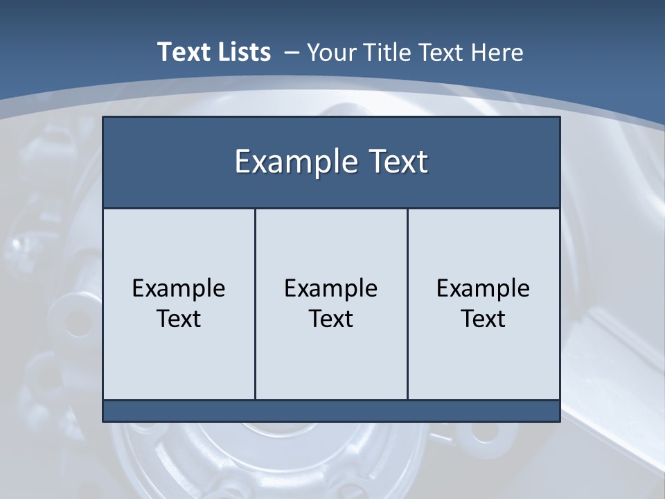 Blue Transmission Transfer PowerPoint Template
