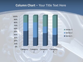 Blue Transmission Transfer PowerPoint Template