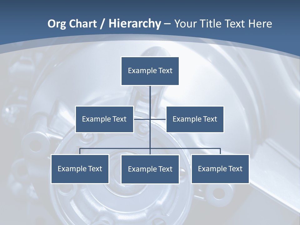 Blue Transmission Transfer PowerPoint Template