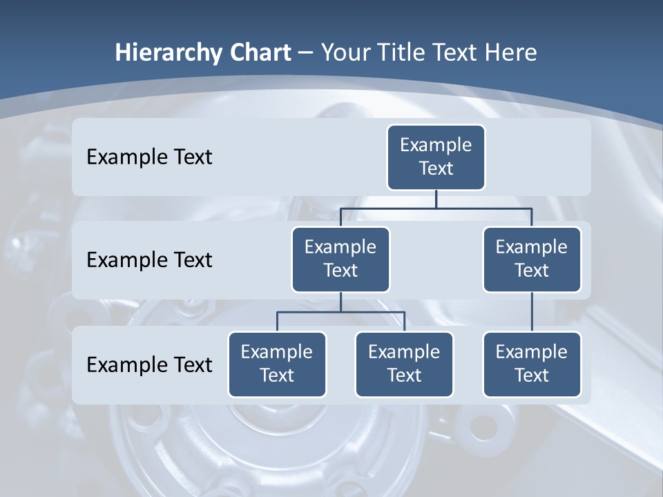 Blue Transmission Transfer PowerPoint Template
