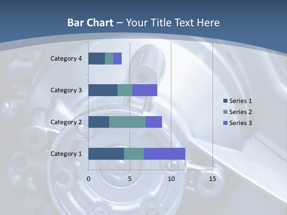 Blue Transmission Transfer PowerPoint Template