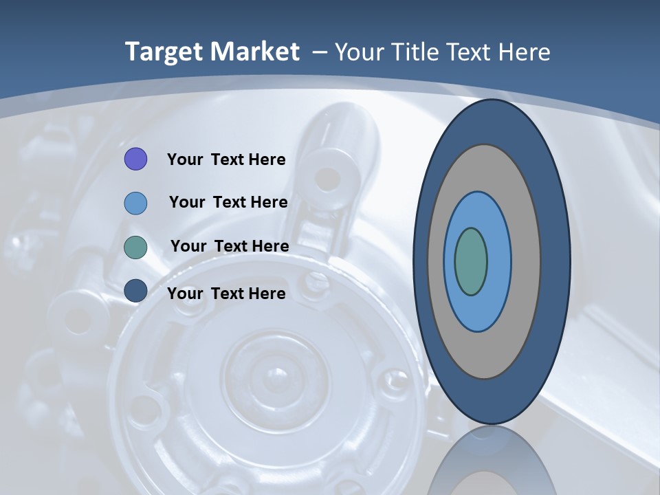 Blue Transmission Transfer PowerPoint Template