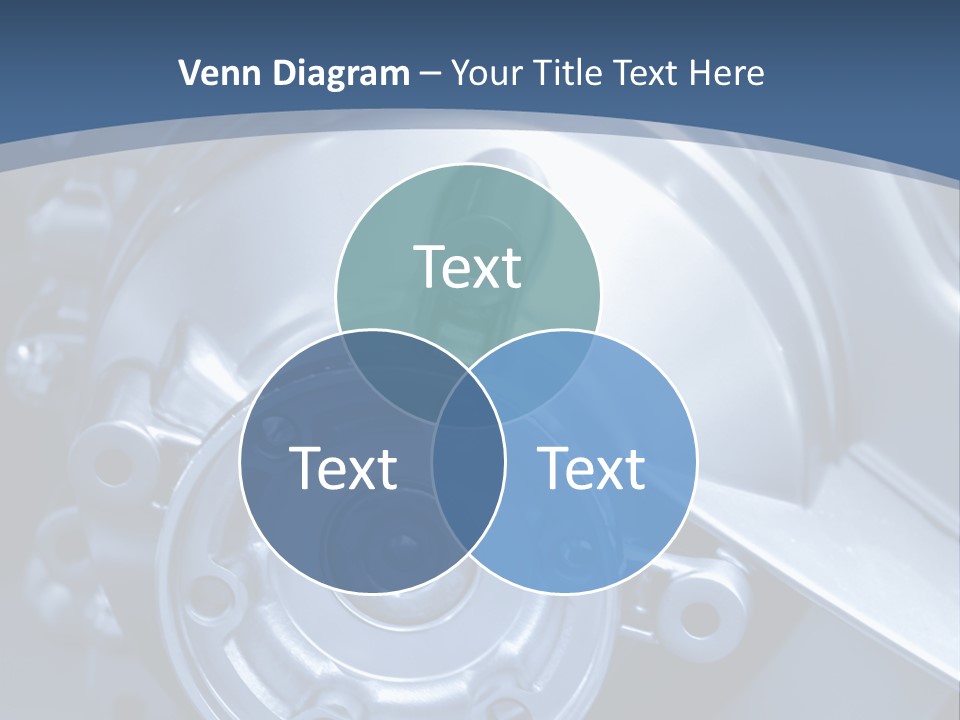 Blue Transmission Transfer PowerPoint Template