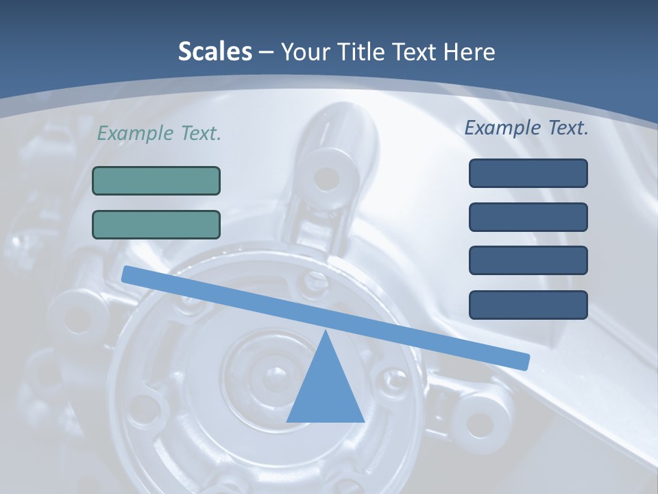 Blue Transmission Transfer PowerPoint Template