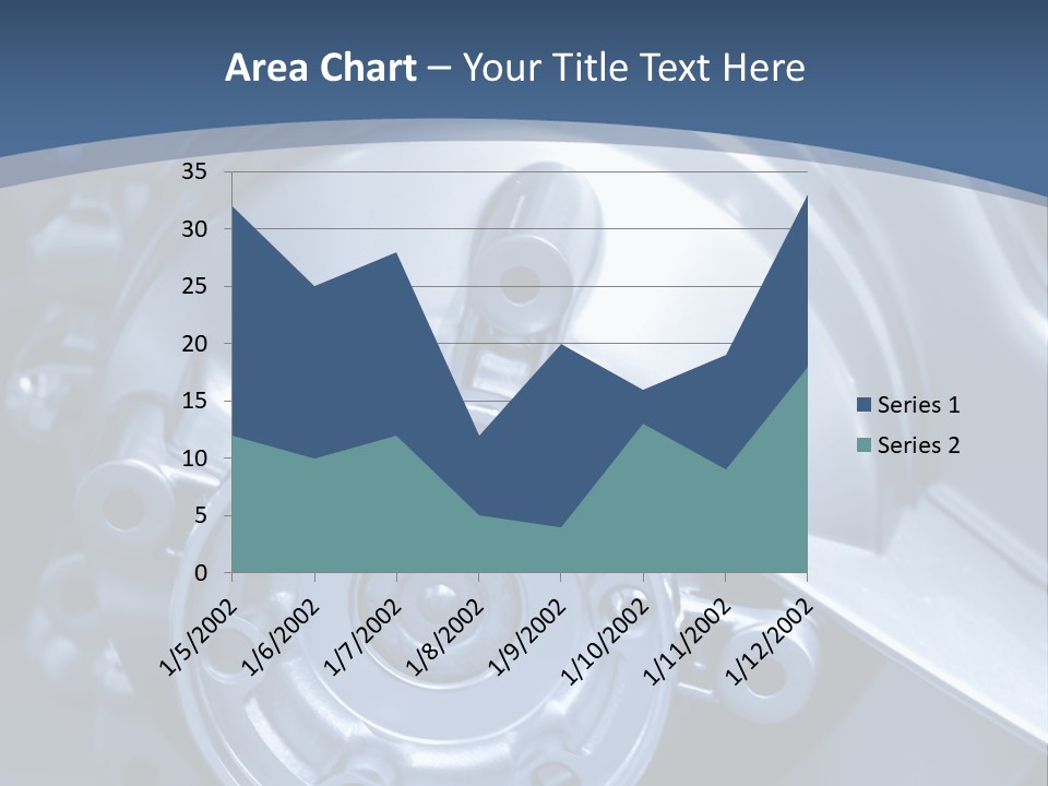 Blue Transmission Transfer PowerPoint Template