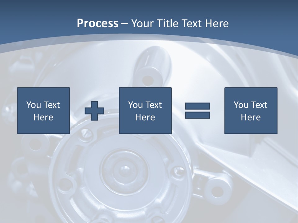 Blue Transmission Transfer PowerPoint Template
