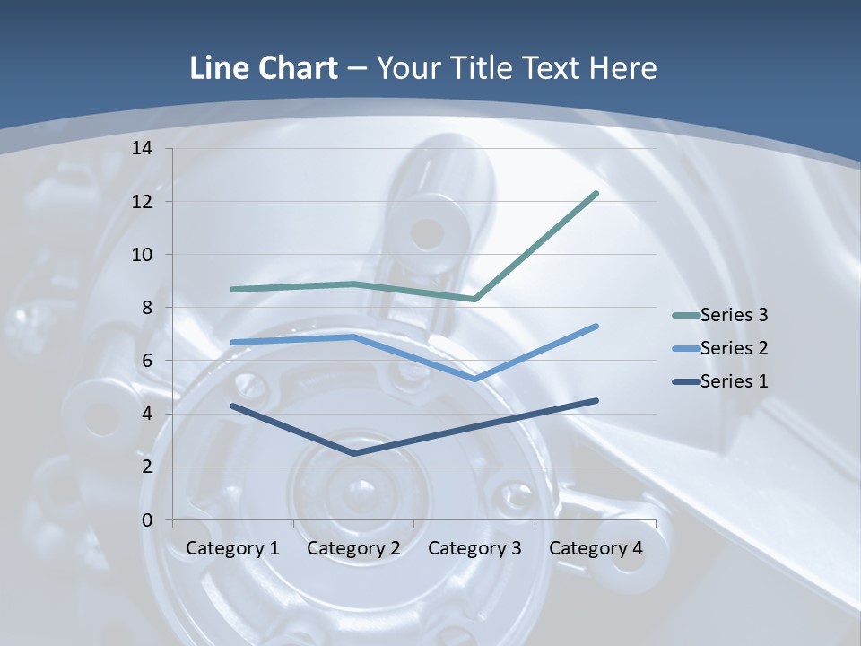 Blue Transmission Transfer PowerPoint Template
