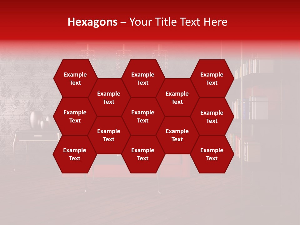 Room Furniture Leather PowerPoint Template