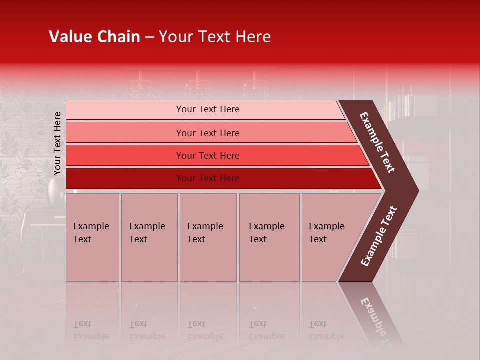Room Furniture Leather PowerPoint Template