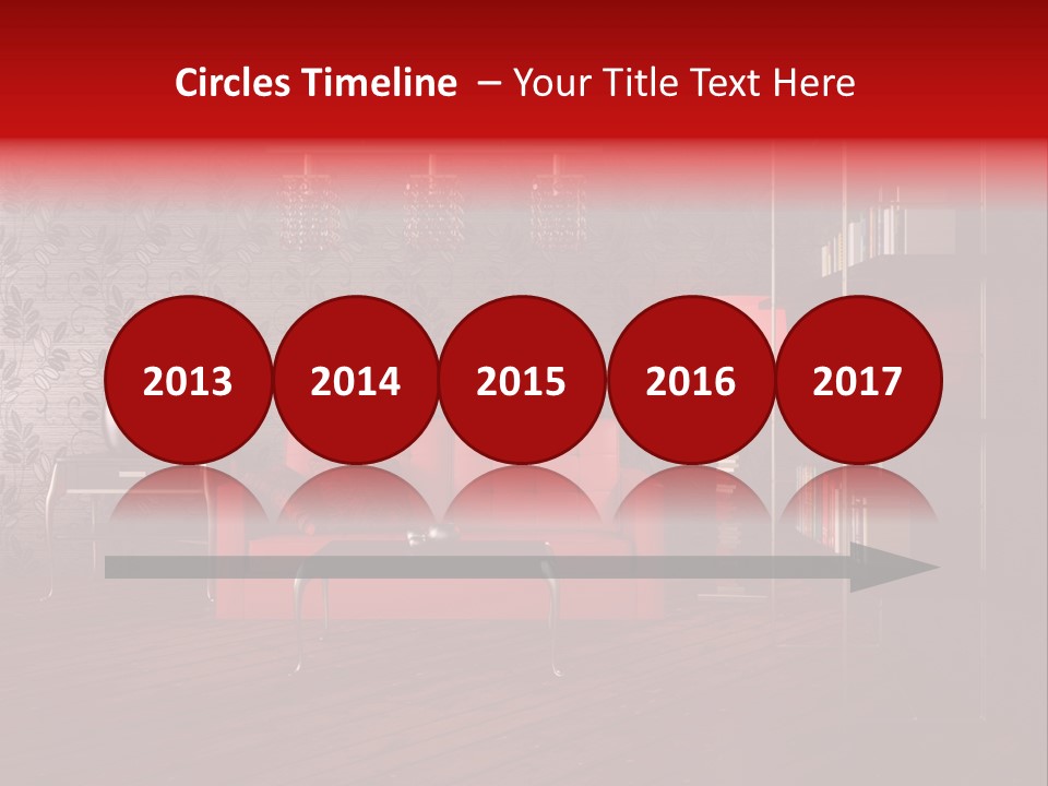 Room Furniture Leather PowerPoint Template