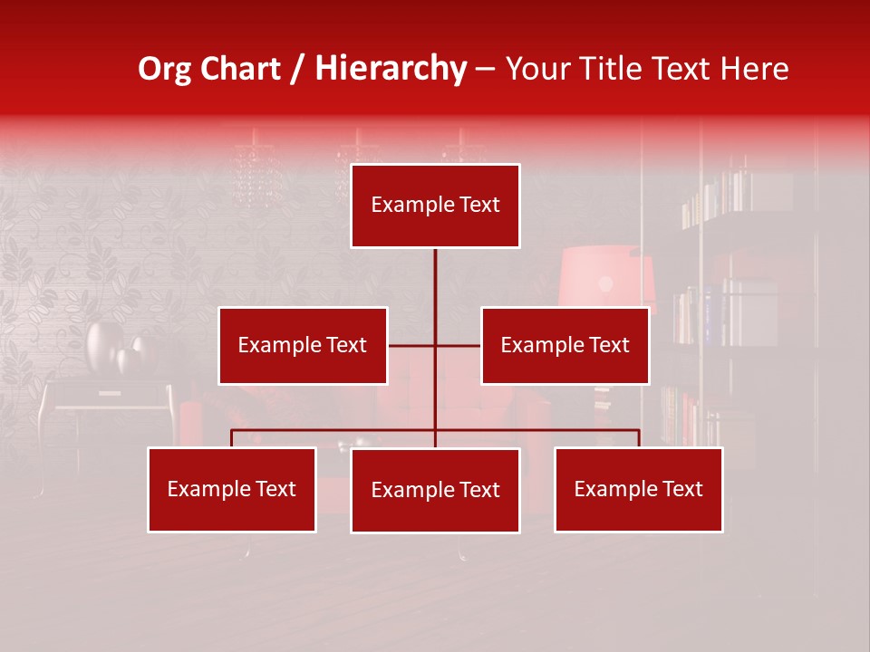 Room Furniture Leather PowerPoint Template