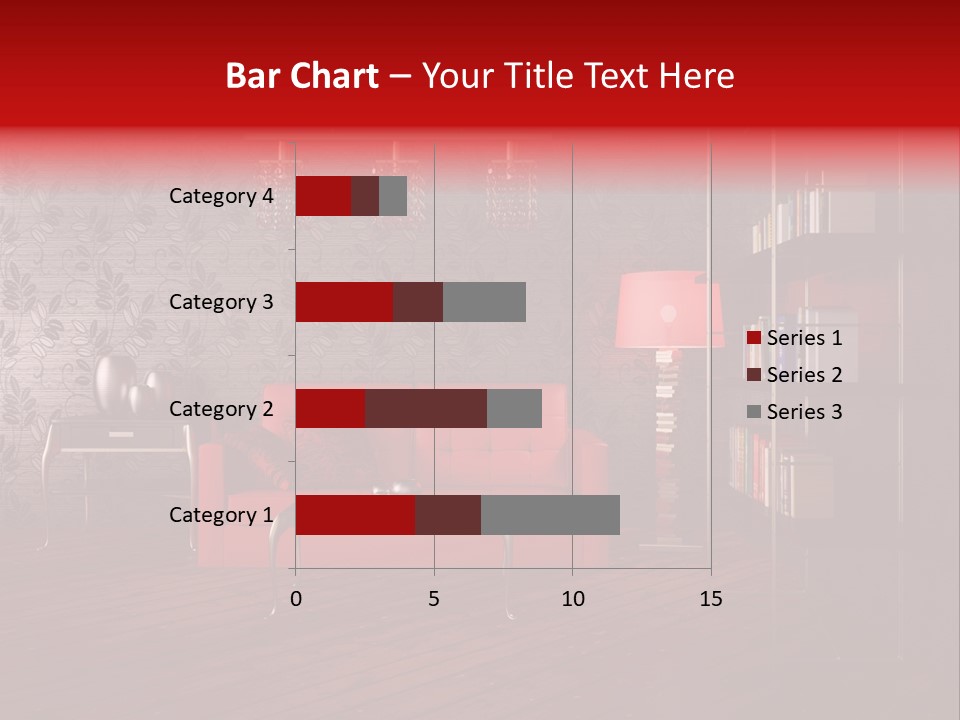 Room Furniture Leather PowerPoint Template