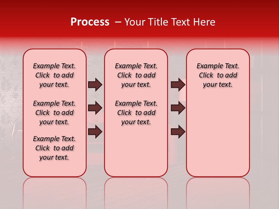 Room Furniture Leather PowerPoint Template