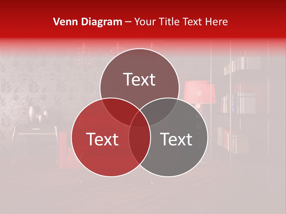 Room Furniture Leather PowerPoint Template