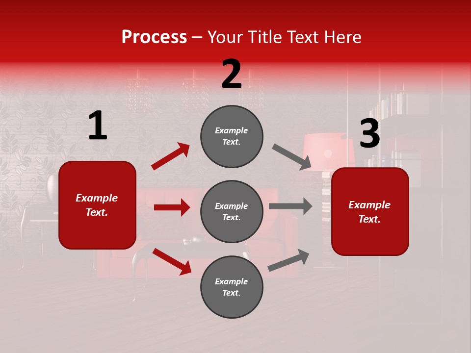 Room Furniture Leather PowerPoint Template