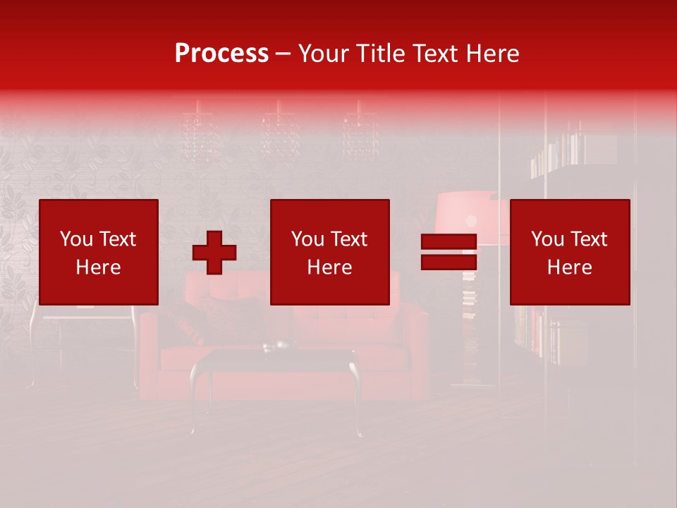 Room Furniture Leather PowerPoint Template