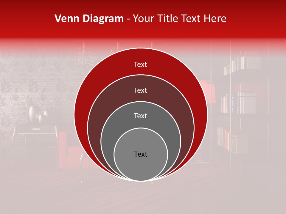 Room Furniture Leather PowerPoint Template