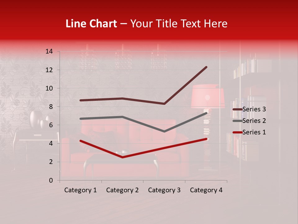 Room Furniture Leather PowerPoint Template