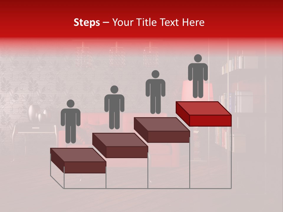 Room Furniture Leather PowerPoint Template