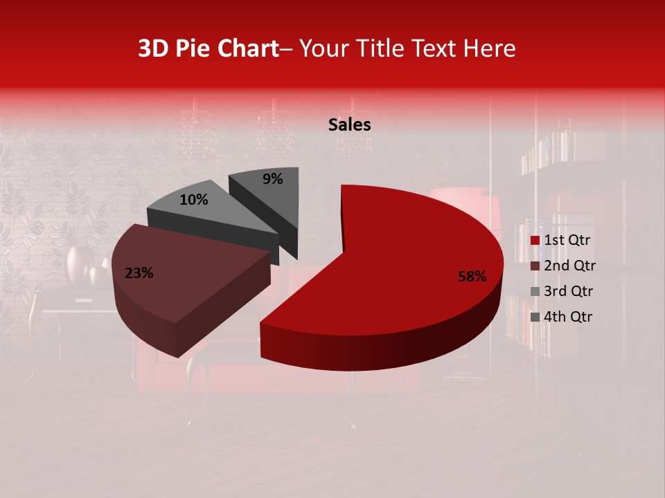 Room Furniture Leather PowerPoint Template