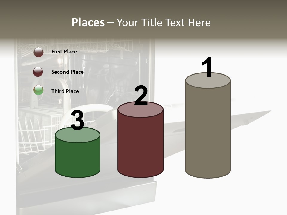 Vacuum Kitchenware House PowerPoint Template