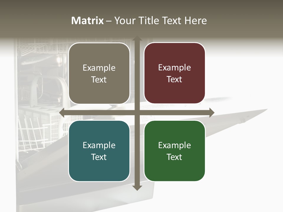 Vacuum Kitchenware House PowerPoint Template