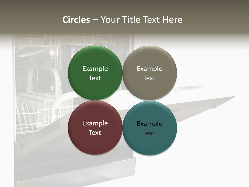 Vacuum Kitchenware House PowerPoint Template