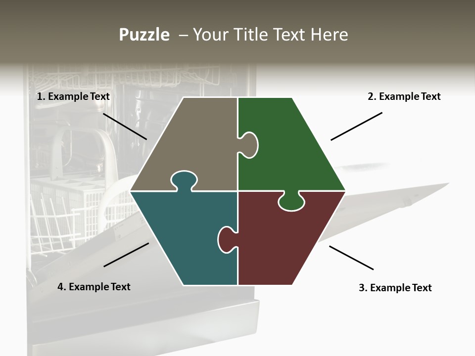 Vacuum Kitchenware House PowerPoint Template